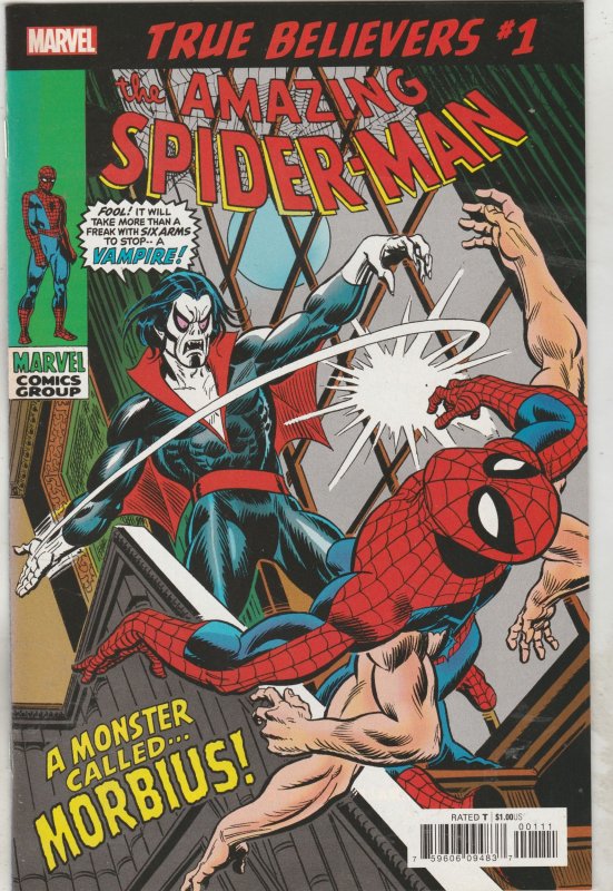 True Believers: Spider-Man: Morbius (2019) Reprints Amazing Spider-Man 101 Wow!