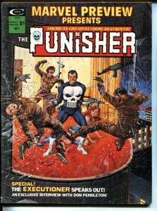 MARVEL PREVIEW #2 1975-THE PUNISHER-Origin-GRAY MORROW