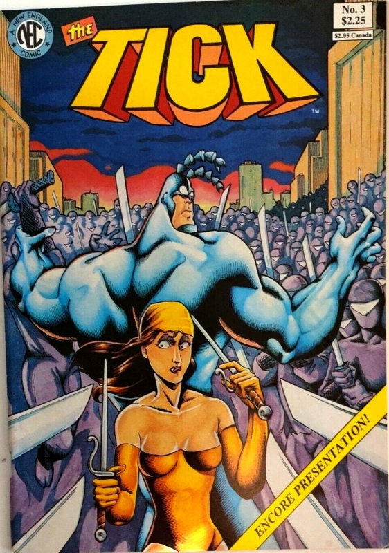 The Tick Issues 1, 2 & 3 Ben Edlund New England Comic Co 1988-89