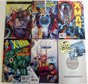 X-Men Lot 6 #Uncanny 6, 14, 19, 20, Blue 4, 198 Files 0 2006 Marvel Comics