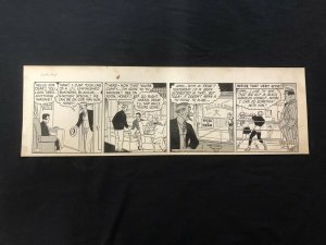 Curly Kayoe Original Daily Comic Strip Art September 19 1946- Sam Leff