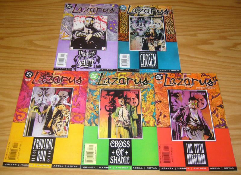 Lazarus 5 #1-5 VF/NM complete series TONY HARRIS dan jolley 2000 DC COMICS set