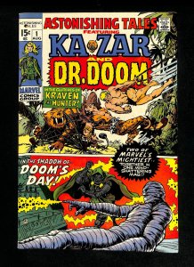 Astonishing Tales #1 Ka-Zar Doctor Doom!