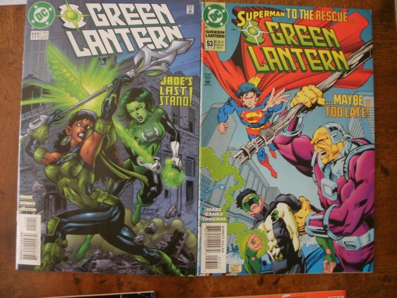 6 DC Comic: GREEN LANTERN #23 #109 #111 #53 GREEN LANTERN/GREEN ARROW #2 #110