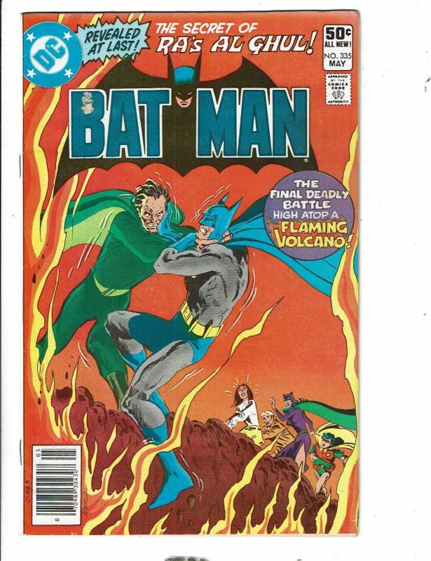 Batman # 335 VF/NM DC Comic Book Joker Robin Catwoman Penguin Gotham Batgirl TP1