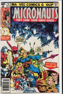 Micronauts #15 (1980) Micronauts / Enigma Force