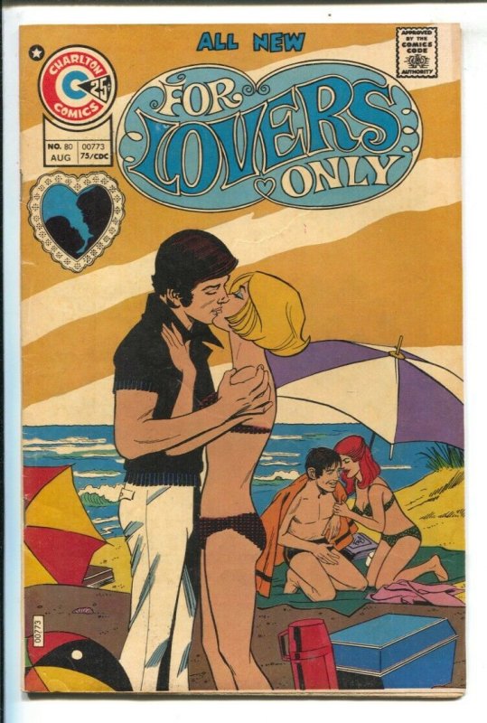 For Lovers Only #80 1975-Charlton-swim suit cover-VF 