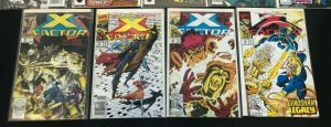 X-FACTOR 9PC LOT (VF) +FACTOR X!! 1986-92 