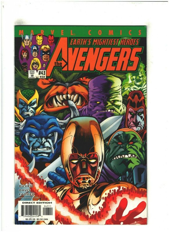 Avengers #43 VF+ 8.5 Marvel Comics 2001 Kurt Busiek