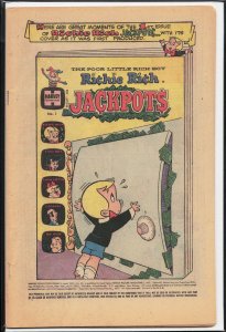 Richie Rich Jackpots #1 (1972) Richie Rich