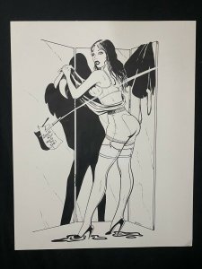 Senorita Rio Original Pin Up by Bill Black-  note