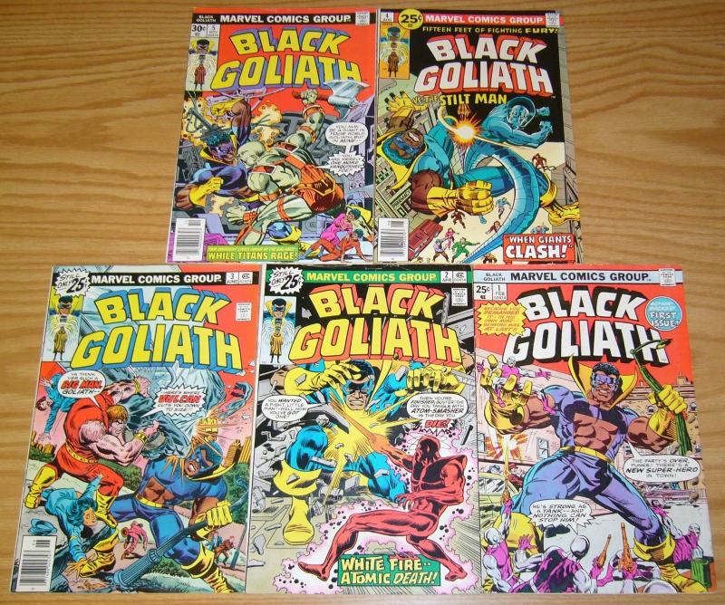 Black Goliath #1-5 FN complete series AFROCENTRIC HERO black super hero 2 3 4