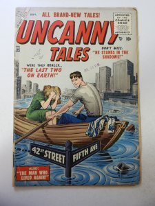 Uncanny Tales #35 (1955) GD Condition 2 spine split