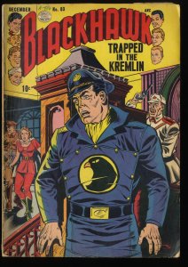 Blackhawk #83 VG- 3.5 Trapped In the Kremlin! Dick Dillin Chuck Cuidera Art!