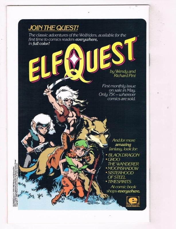 Black Dragon (1985 Marvel/Epic) #3 Comic Book Chris Claremont Limited HH4 AD38