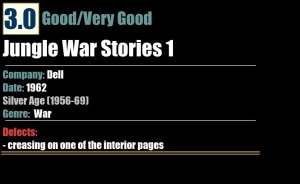 Jungle War Stories 1 (1962) GD/VG Silver Age Dell comic