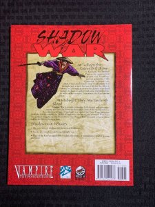 1999 SHADOW WAR Guide to Vampire the Masquerade RPG SC VF+ 8.5 White Wolf