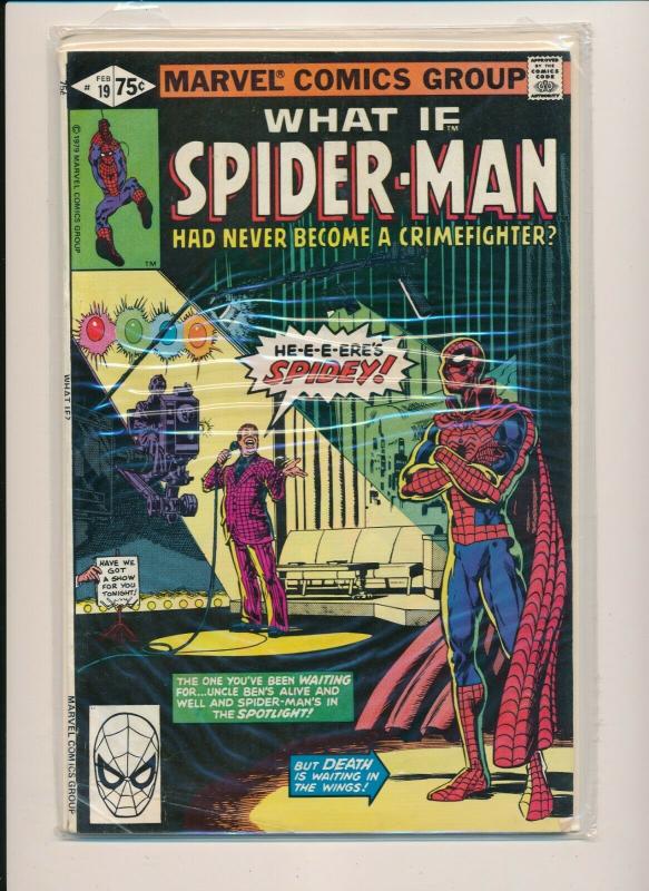 Marvel Lot of 5-WHAT IF-Ghost Rider, Spider-man..#16-20 1979/'80 VG/F(PF496) 