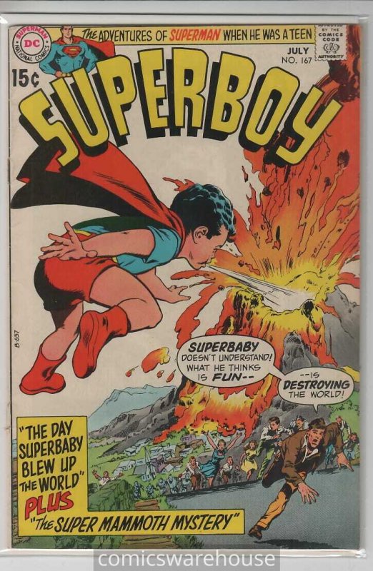 SUPERBOY (1949 DC) #167 FN+ A11683