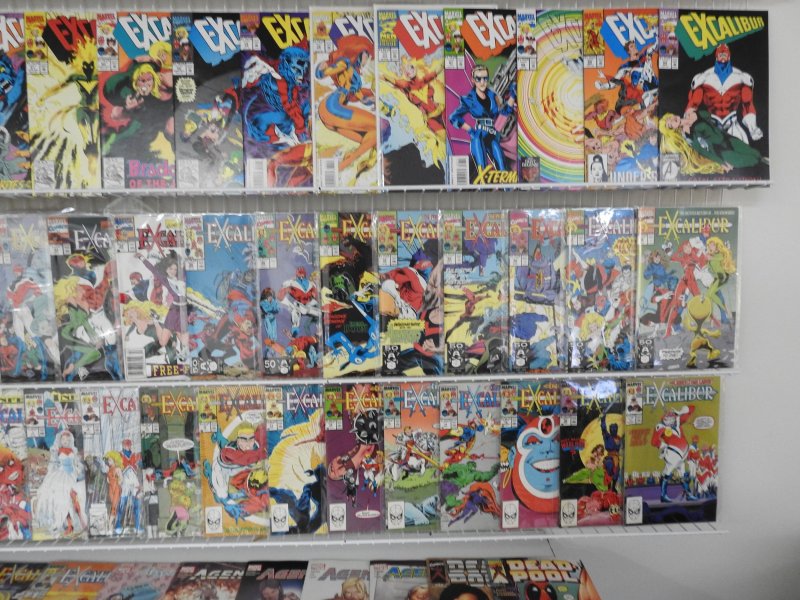 Huge Lot 150+ Comics W/ Iron Man, Excalibur, X-Force, +More! Avg FN/VF Condition