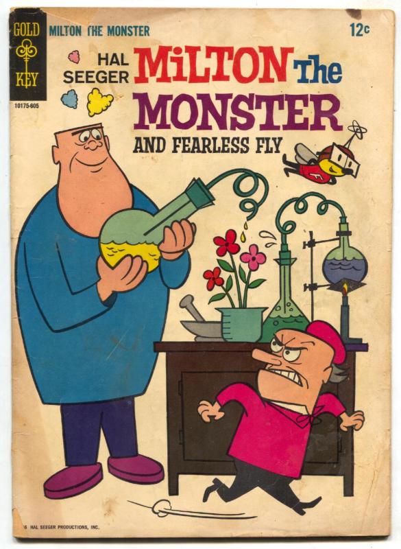Milton the Monster #1 1966- Gold Key comic- Fearless Fly VG-