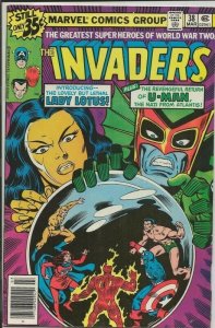 Invaders #38 ORIGINAL Vintage 1979 Marvel Comics U Man