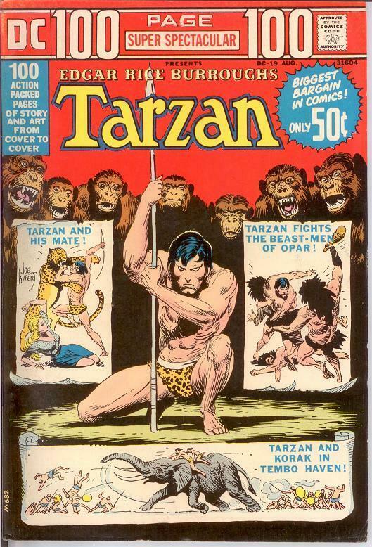 DC 100 PAGE SUPER SPECTACULAR DC-19 F-VF TARZAN BY MANN COMICS BOOK