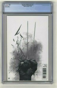 Death of Wolverine #1 - CGC 9.8 - Marvel Comics - 2014 - Steve McNiven Art!
