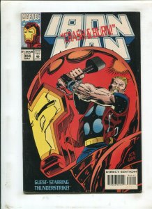 IRON MAN #304 (7.0) 1ST APP OF HULKBUSTER ARMOR!! 1999