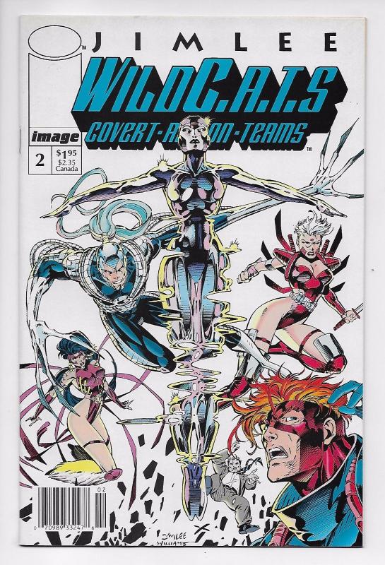 Wildcats Covert Action Teams #2 Newsstand Variant / Jim Lee (Image, 1992) VF/NM