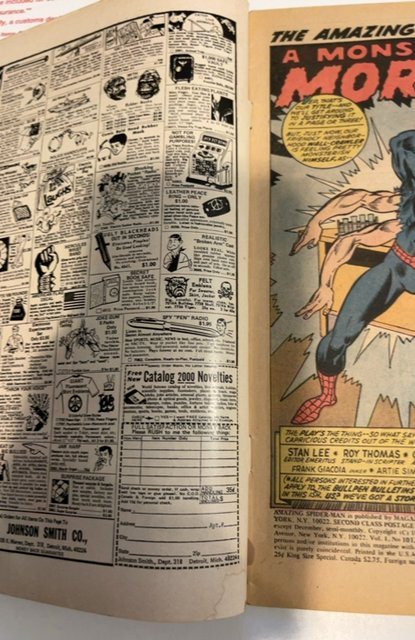 The Amazing Spider-Man #101 (1971) 1st Morbius see description