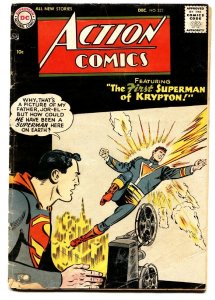 ACTION COMICS #223 comic book 1953 Jor-El Krypton DC