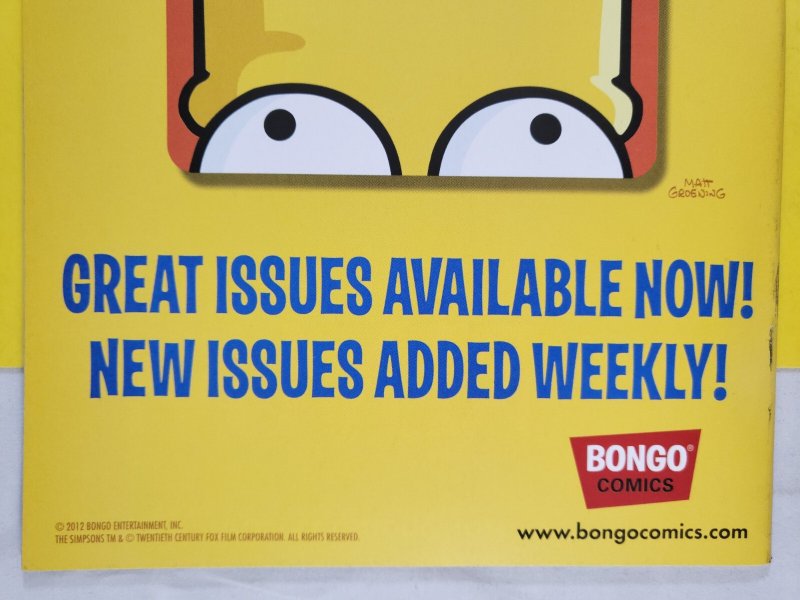 Simpsons One-Shot Wonders Lil Homer #1 2012 Bongo Comics