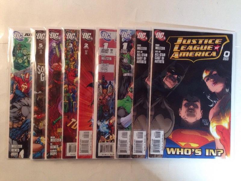 Justice League Of America 0 1 2 3 4 5 7 Near Mint Lot Set Run 