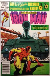 Iron Man #155 Newsstand Edition (1982)