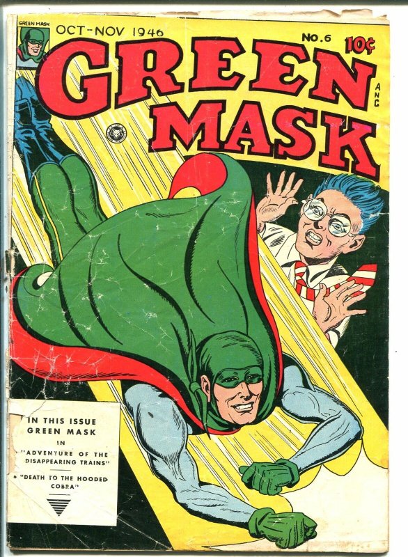Green Mask #6 1946-Fox-Hooded Cobra-FR