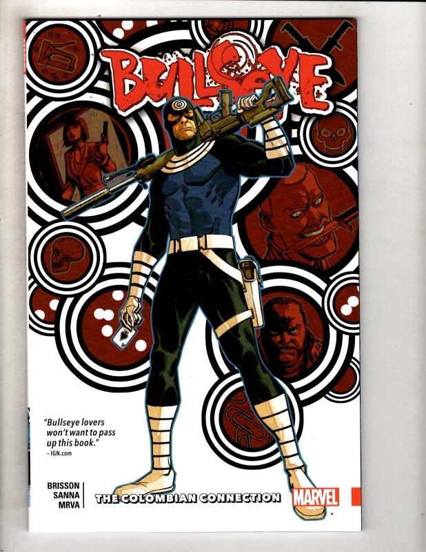 Bullseye The Colombian Connection Marvel Comics Graphic Novel Comic Book J311