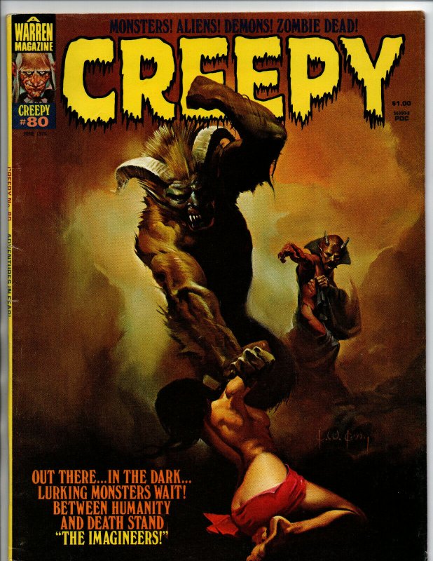 Creepy #80 - Horror Magazine - Warren - 1976 - FN 