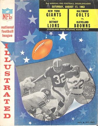 NFL Illustrated Magazine - 1963