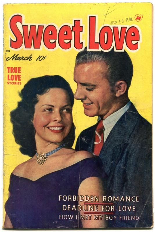 Sweet Love #4 1950- Golden Age Harvey Romance- Forbidden Romance VG+