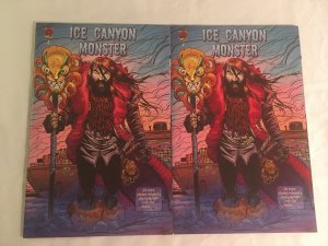 ICE CANYON MONSTER #1 Two Copies, VFNM Condition