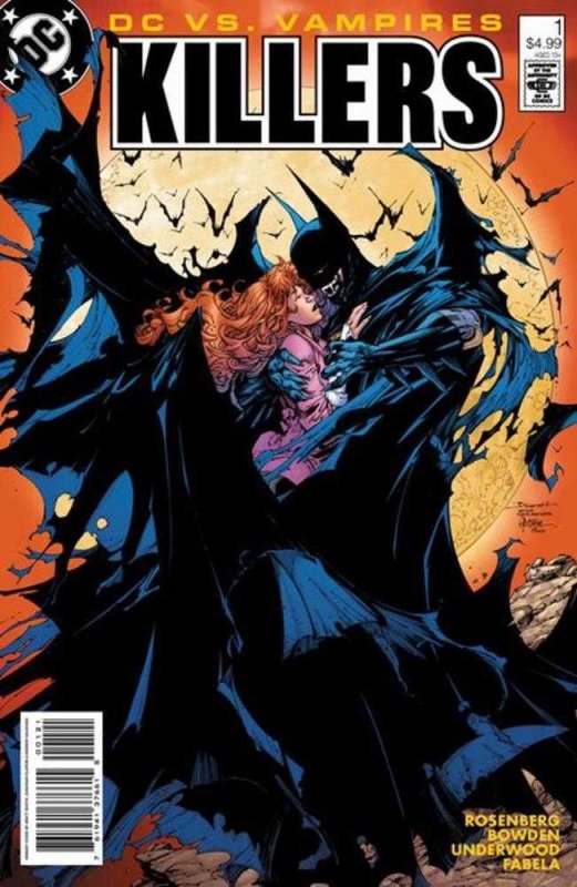 DC vs Vampires Killers #1 (One Shot) Cover B Brett Booth & Jonathan Glapion Card 