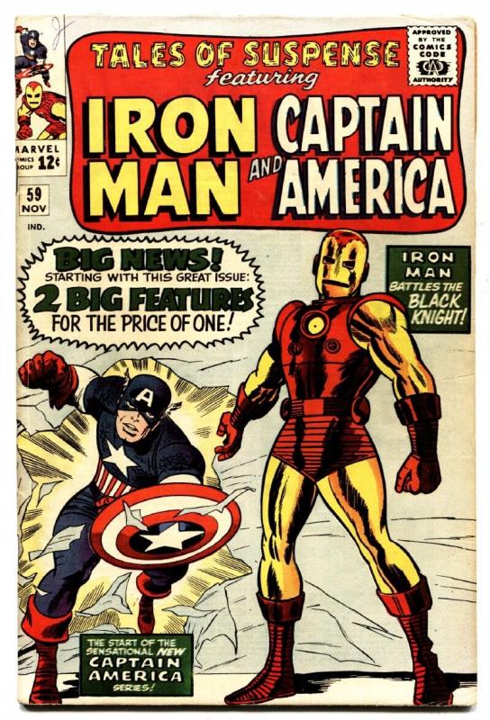 TALES OF SUSPENSE #59 comic book 1964-Captain America-Iron Man-FN