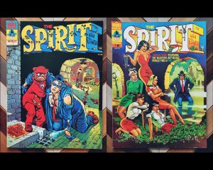 THE SPIRIT #7-8 VF (Warren Magazine 1975) Set Of 2 Classic WILL EISNER stories