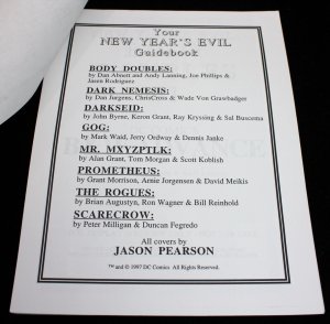 The New Year's Evil DC Sampler Packet (VF) Jurgens, Byrne, Waid Art - 1997