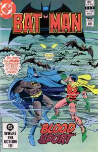 Batman #349 FAIR ; DC | low grade comic July 1982 Robin