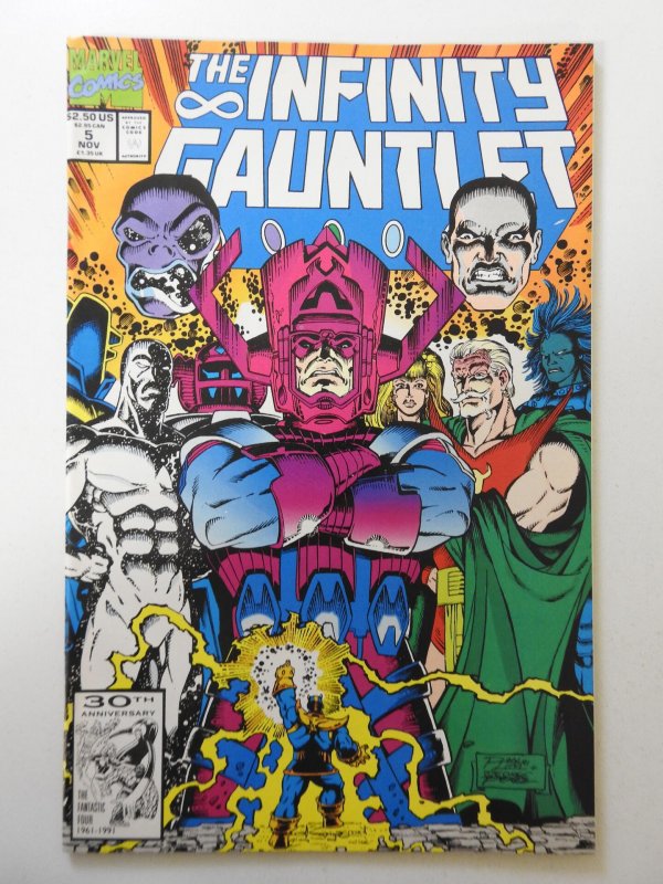 The Infinity Gauntlet #5 Direct Edition (1991) VF- Condition!