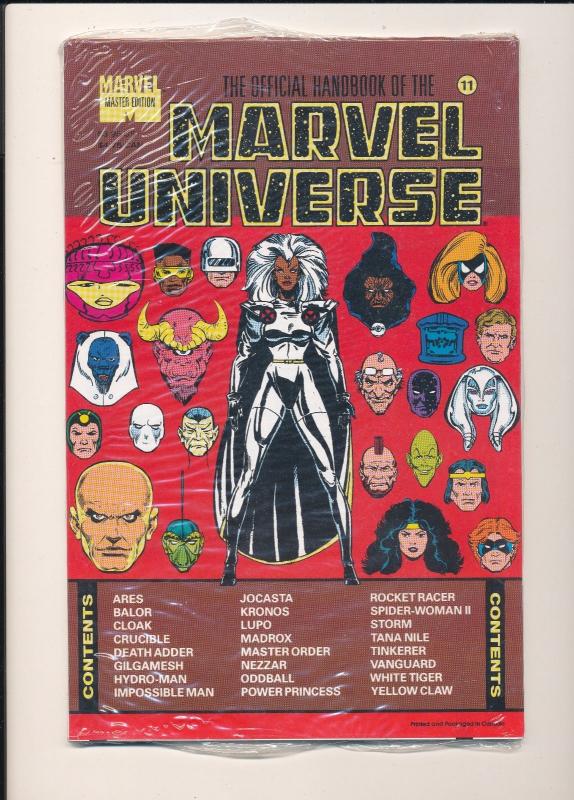 SET of 3!! Official Handbook- MARVEL UNIVERSE MASTER EDITION#11-13 VF/NM(SIC319)