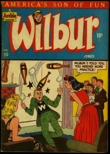 Wilbur #10 1946- Archie Comics- Katy Keene- Bill Woggon FN 