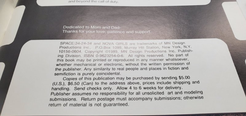 Space: 34.24.34 #1 (1989) NOVA Girls